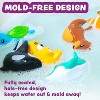 6-Pack Marine Bath Toys, Sealed No-Hole Mold-Free Set for Bathtub and Pool Play - 4 of 4