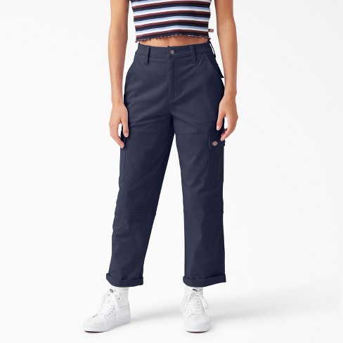 Dickies Women's High Rise Fit Cargo Jogger Pants, Ink Navy (ik), 28 : Target