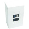 Tripp Lite N080-SMB1-WH Single-Gang Surface-Mount Junction Box Wall Plate - 3 of 4