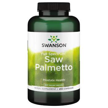 Swanson Herbal Supplement Full Spectrum Saw Palmetto 540 mg Capsule 250ct