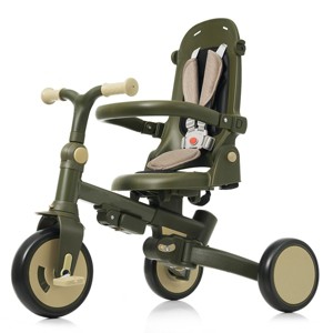 7-in-1 Foldable Toddler Tricycle,Baby Trike with Adjustable Handle,Canopy,Guardrail & Removable Pedals, Push Bike for Kids 1-5 Years-3irtyhousy - 1 of 4