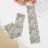 INSPIRE CHIC Women's Sun Protection Leopard Print Compression Sleeves Gloves with Tumb Hole 1 Pair - 4 of 4