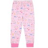 Sleep On It Infant & Toddler Girls 2-Piece Super Soft Jersey Snug-Fit Pajama Set with Matching Socks - 3 of 4