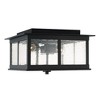 Capital Lighting Barrett 3 - Light Flush Mount in  Black - 2 of 3