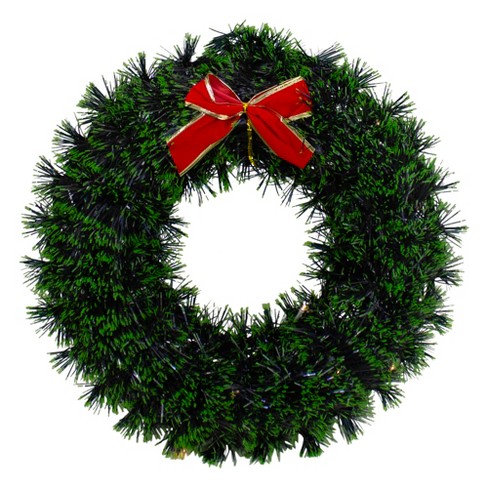Northlight 20 Green Glittered Artificial Coral Christmas Wreath