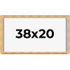 PosterPalooza | Minimalist Shadow Box Brown Picture Frame - UV Acrylic, Backing Board, Hanging Hardware - 2 of 4
