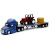 New Ray 1:43 Freightliner Cascadia Flatbed with Tractor and Hay Bale – Long Haul Trucker - 2 of 3