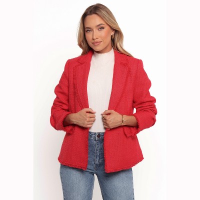 Petal and Pup Simona Single Button Twill Blazer