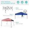 Best Choice Products 8x8ft Easy Setup Pop Up Canopy w/ 1-Button Setup, Wheeled Case, 4 Weight Bags - 2 of 4