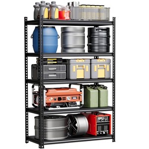 Metal Shelving Unit Garage Storage Shelves, 3850 Lbs Capacity, Adjustable Steel Storage Rack - 1 of 4