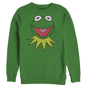 Men's The Muppets Kermit Costume Tee Sweatshirt - 1 of 4