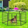 FDW Dog Playpen Pet Dog Fence 2-32 Panels  24/32/40"H Metal Dog Pen Outdoor Exercise Pen with Doors for Large/Medium /Small Dogs for RV,Camping,Yard - 2 of 4