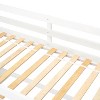 NicBex Full/Queen Size Wood Loft Bed with Built-in Desk,Safety Guardrails and Ladder for Kids Teens Adults - 4 of 4