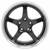 OE Wheels LLC CV05-D18105-5475-56BM Black Wheel with Machined Lip Painted (18 x 10.5 inches /5 x 120 mm, 56 mm Offset) - 2 of 3