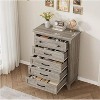 Nasitip 2PACK 5-Drawer Dresser , 41.3" Tall Drawer Dresser with Large Storage, Wooden Closet Chest for Home - 2 of 4