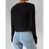 Cardigan Sweaters Open Front Long Sleeve Cardigans Lightweight Fall Bolero Shrugs - 3 of 4