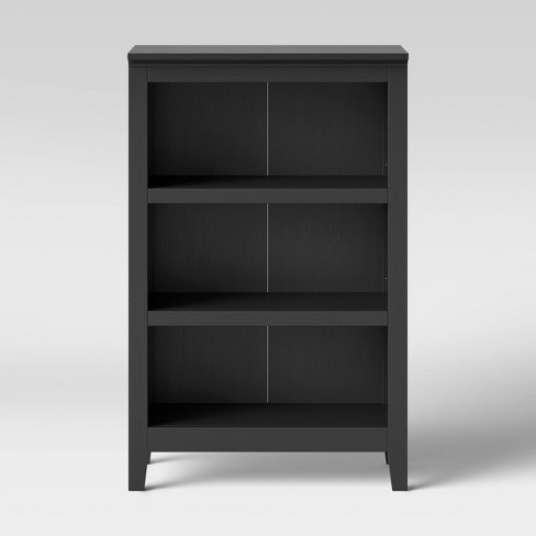 Carson 48 3 Shelf Bookcase Black, How To Assemble Target 3 Shelf Bookcase