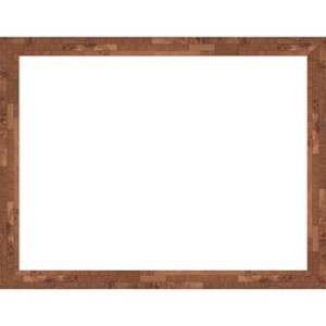 Amanti Art Fresco Dark Walnut Framed Dry Erase Magnetic Board - 1 of 4