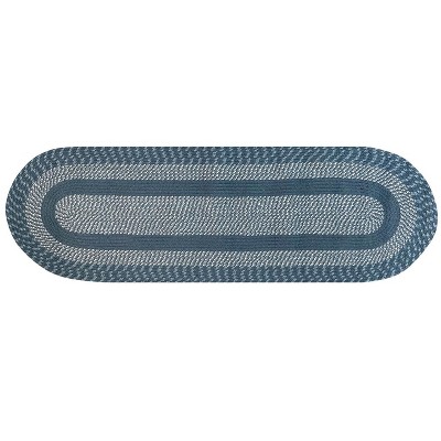 Newport Braid Collection 100% Polypropylene Stripe Pattern Reversible Indoor Utility Rug - Better Trends