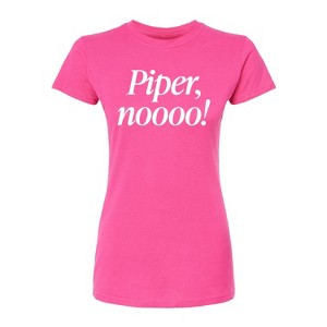 Women's - Instant Message - Piper No Fitted Graphic T-Shirt - 1 of 3