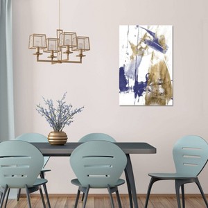 iCanvas Glam and Black II Blue by Jennifer Goldberger Canvas Print Wall Art - 1 of 3