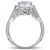 Pompeii3 Certified 2 1/3Ct Diamond Engagement Ring 14k White Gold Lab Created - 2 of 4