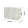 Unique Bargains Lightweight Rectangle Octagonal Dots Organizer Toiletry Bag 1 Pc - 2 of 4