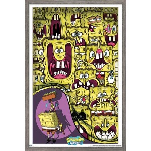 Trends International Nickelodeon Spongebob 25th - Faces Framed Wall Poster Prints - 1 of 4