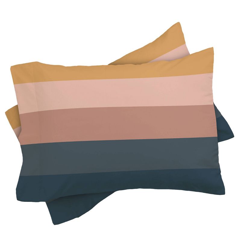 Colour Poems Minimal Retro Stripes Comforter Set - Deny Designs, 4 of 6