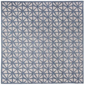 Liora Manne Carmel  Indoor/Outdoor Rug  Navy.. - 1 of 4
