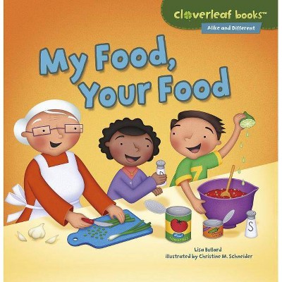 My Food, Your Food - (Cloverleaf Books (TM) -- Alike and Different) by  Lisa Bullard (Paperback)