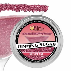 Brew Glitter Colorful Cocktail Rimming Glitter Sugar Series (1x 4oz Tin) - 1 of 4