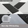 32 inchx 48 inch non - slip washable door mat entrance dirt resistant absorbent low profile floor mat front back door - 4 of 4