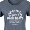 Women's - Instant Message - Guard Your Heart Graphic T-shirt Dress - 2 of 4
