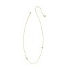 Kendra Scott 14K Gold Over Brass Mini "S" Initial Pendant Necklace - Gold - 2 of 3
