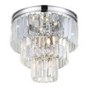 CWI Lighting Weiss 8 Light Flush Mount With Chrome Finish - 3 of 4