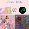 Joyfy Glow in the Dark Blanket for Kids, Soft Throw Plush Fleece Couch Blanket Fuzzy Fluffy, Gift Idea for Kids Girls Boys, 50x60 Inches - 3 of 4