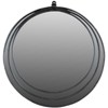 HomeRoots 22" Black Round Metal Framed Accent Mirror - 4 of 4