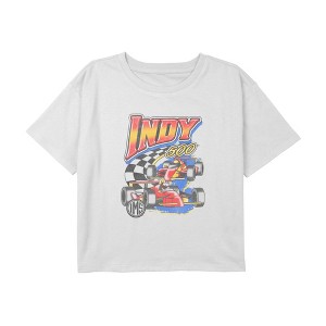 Girls Indy 500 Retro Race T Shirt - 1 of 4