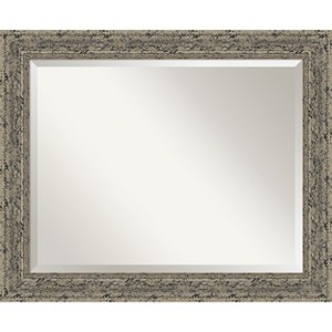 Amanti Art Attic Aged Beveled Wood Framed Bathroom Vanity Wall Mirror - 1 of 4