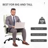 Vynxaria Vinsetto 500lbs Big and Tall Office Chair with Wide Seat, Executive Computer Chair with Adjustable Height, Swivel Wheels - 4 of 4