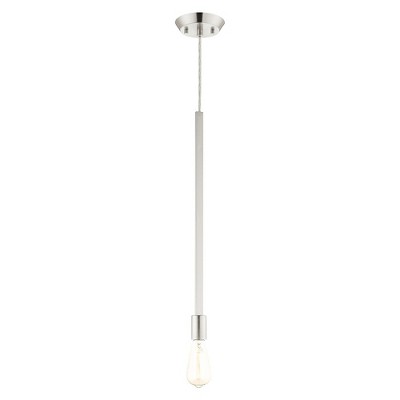 Livex Lighting Prague 1 - Light Pendant in  Brushed Nickel