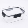 REGALWOVEN Leakproof Good-Grade Plastic Airtight Multi-Use Food Container 5 Pcs - 2 of 4