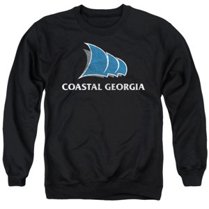 Men's College Of Coastal Georgia Distressed Primary Logo Crewneck Sweatshirt - 1 of 4