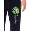 Rick and Morty Mens' TV Show Series Portal Character Sleep Pajama Pants Black - 2 of 4