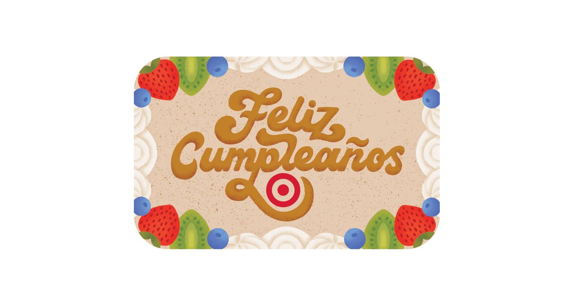 Dulce Cumpleanos Target GiftCard