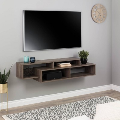 Tv mount and deals shelf