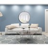 Elegant Lighting Metal frame Round Mirror with decorative hook 32 inch Brass finish - 4 of 4