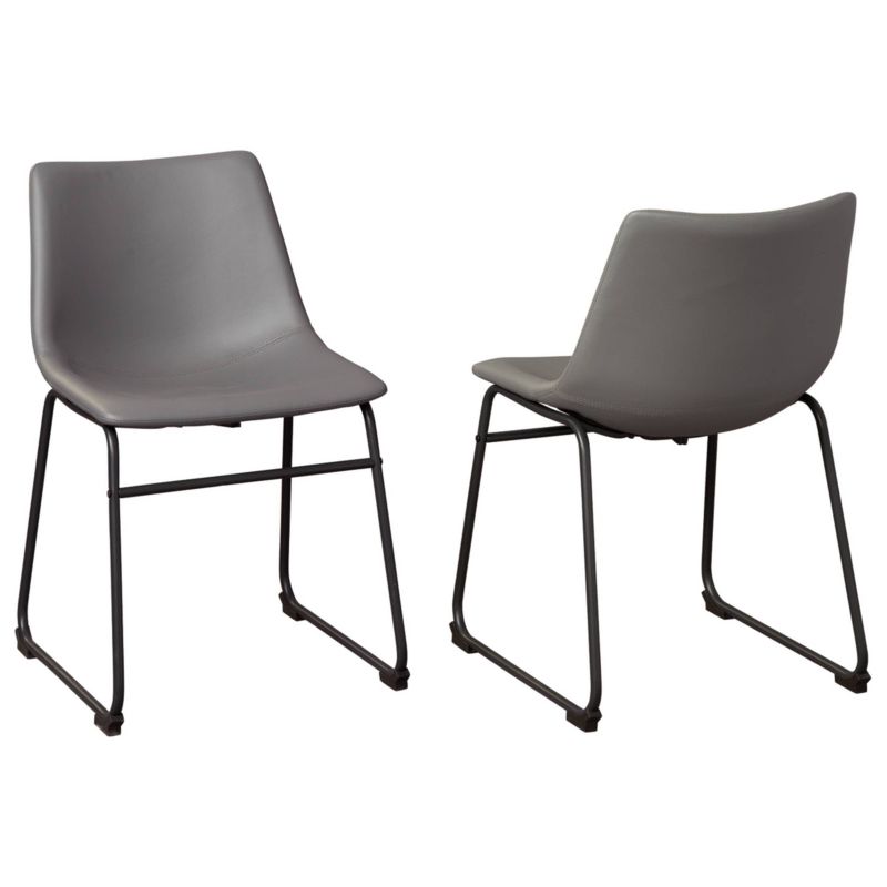 Set of 2 Centiar Dining Upholstered Side Chairs Gray - Signature Design by Ashley, 2 of 6