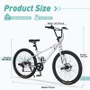 RISOKEYS BMX Bikes,26 inch Kids Mountain Bike,Single Speed Bicycles for Boys,Outdoor Cycling Bike Road Bicycle Mountain Bike - 3 of 4